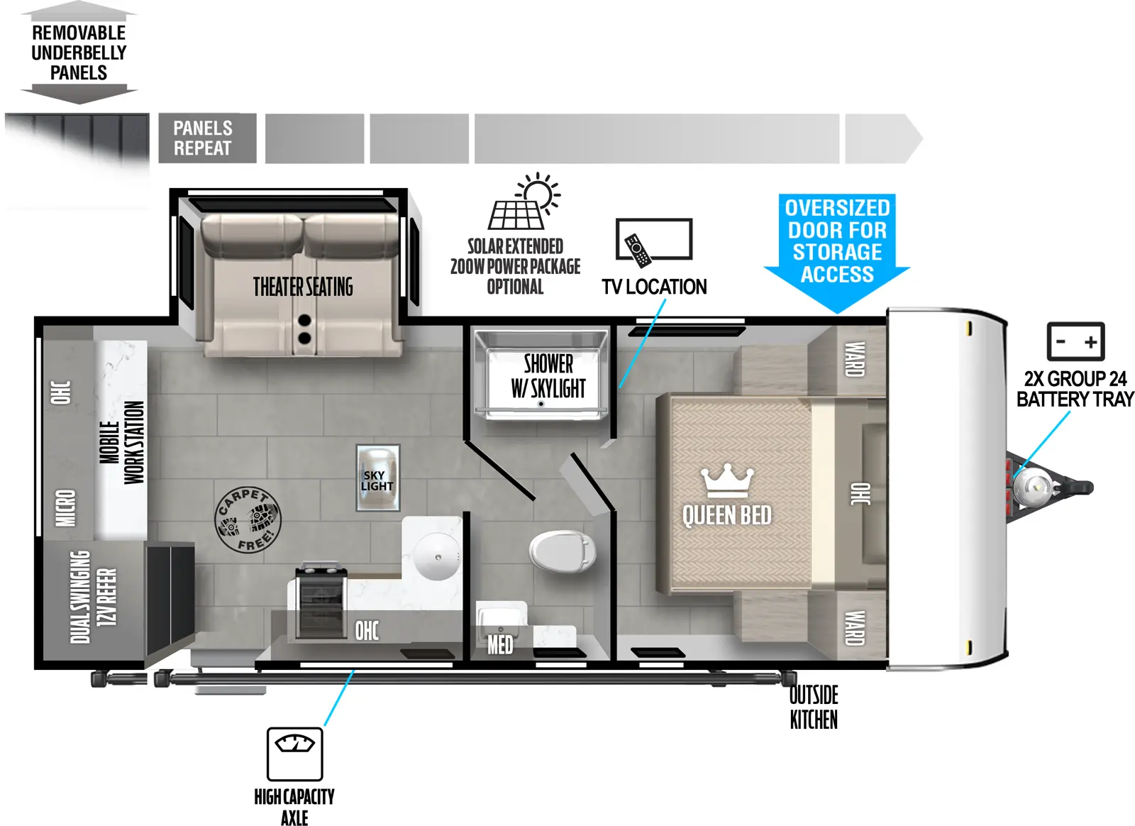 Salem Fsx 163RDSK Floorplan